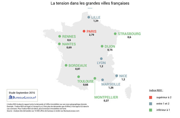 Infographie : où en est le marché de la vente de bureaux en France ? - © D.R.