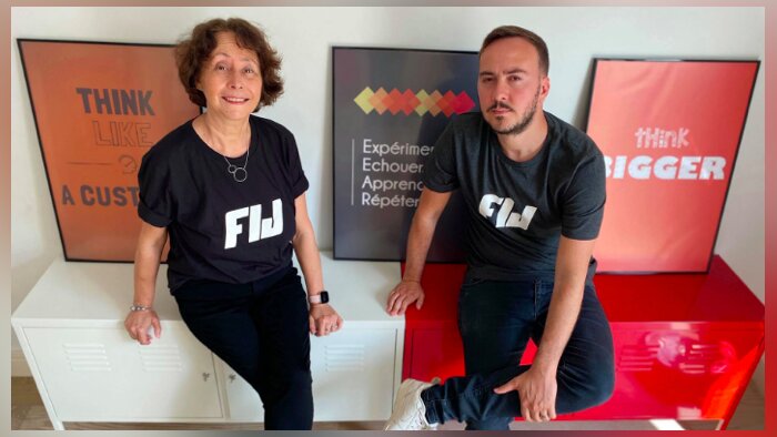 Lydie et Julien Bernady, cofondateurs de FIJ Immobilier - © D.R.