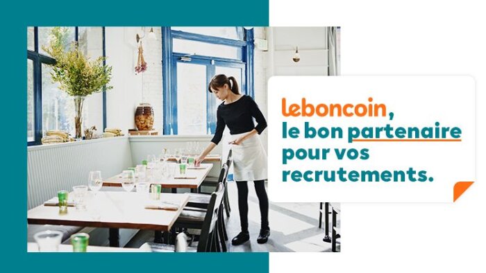 leboncoin, le bon partenaire pour vos recrutements dans l’hôtellerie, la restauration et le tourisme - © D.R.