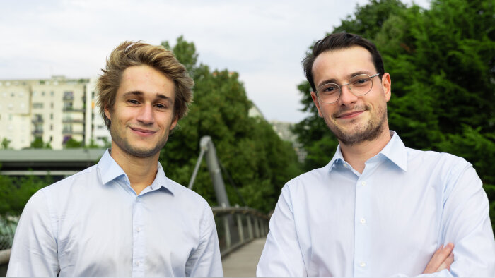 Adrien Péligry et Nino Spiegel, les cofondateurs de Hestia - © D.R.