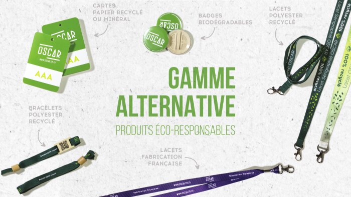 Les produits Oscar, soucieux de responsabilité écologique. - © Oscar