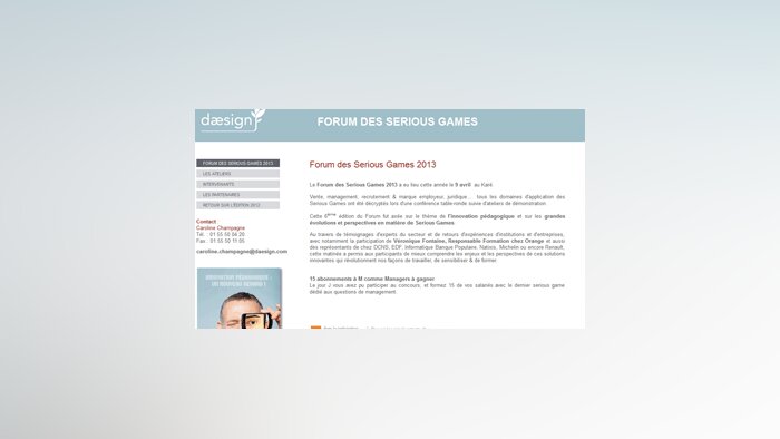 Forum des Serious Games : cap sur l’innovation pédagogique
