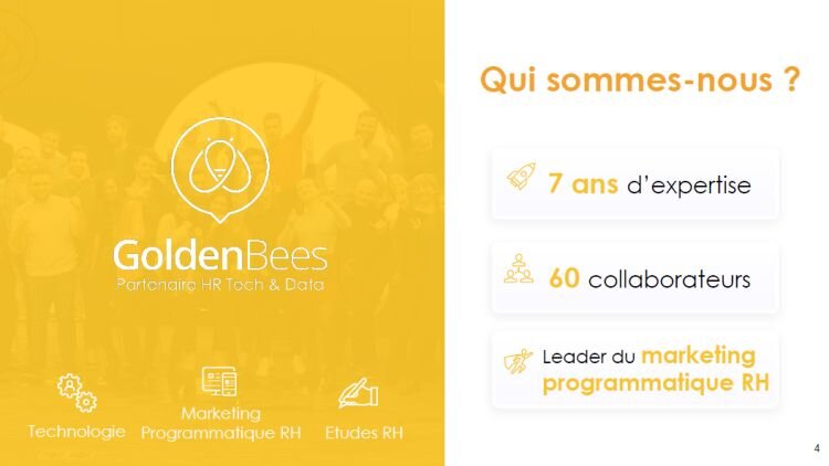 Présentation de Golden Bees - © D.R.