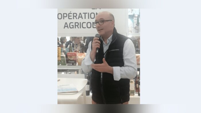 Marc Braidy, le référent carbone de La Coopération agricole, à l’édition 2024 du Salon de l’agricult - © D.R.