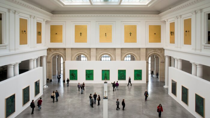 Le lieu prévoit de réutiliser jusqu’à 70 % des éléments produits sur l’exposition suivante. - © Charles Delcourt/Palais des Beaux-Arts de Lille