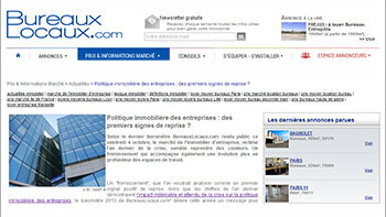 Immobilier d’entreprise : des signes de frémissement - © D.R.