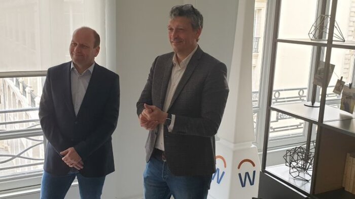 Pierre Gousset, Vice President EMEA, et Hubert Cotté, Country Manager France, Workday - © D.R.