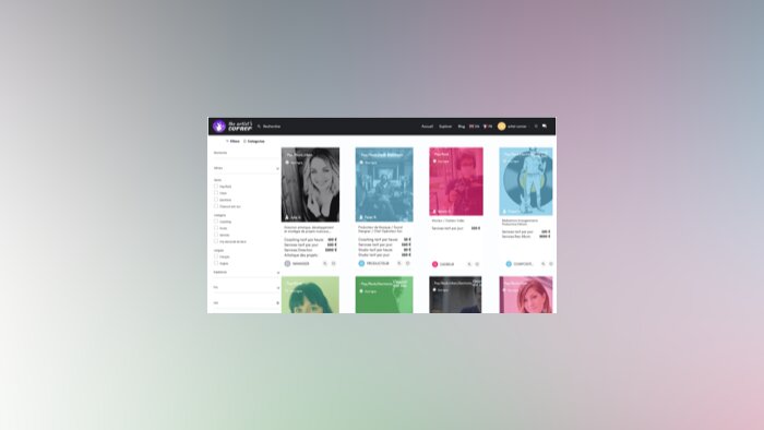 Les artistes peuvent réserver des services auprès de prestataires, directement sur la plateforme. - © D.R.