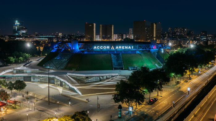 L’Accor Arena peut accueillir jusqu’à 20 000 personnes. - © Nicko Guilhal