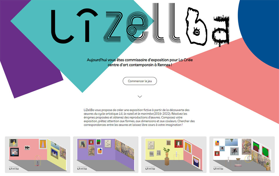 La déclinaison en ligne de LizellBa. - © La Criée