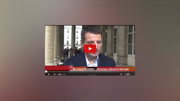 4 min 30 avec Bertrand Gstalder, DG du groupe SeLoger