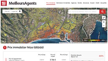 MeilleursAgents améliore sa rubrique « Prix immobilier » et multiplie par 4 la visibilité de ses agenc - © D.R.