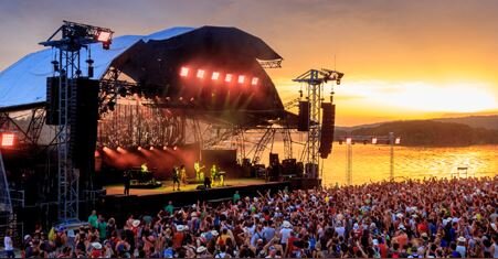 La grande scène des Eurockéennes en 2017.  - © Les Eurockéennes