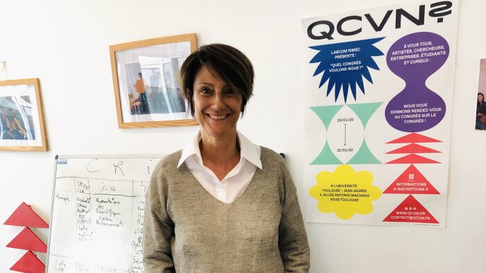 Monique Martinez défend avec ferveur le doctorat et la recherche en création. - © Campus Matin