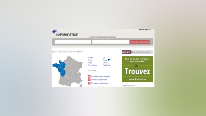 RegionsJob lance MaFormation.fr