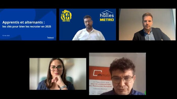 Webinar RH Matin - Indeed en replay : « Apprentis et alternants, les clés pour bien recruter en 2025 - © D.R.