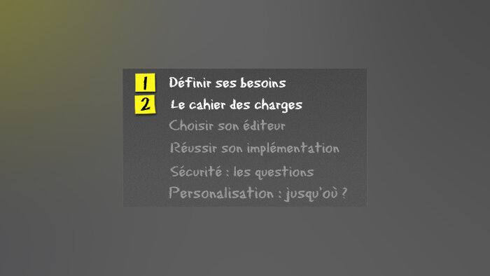 Projet SIRH SAAS - Rédiger son cahier des charges
