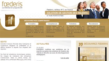 Foederis confirme ses ambitions sur le marché européen des solutions de Gestion des Talents et dévoi - © D.R.