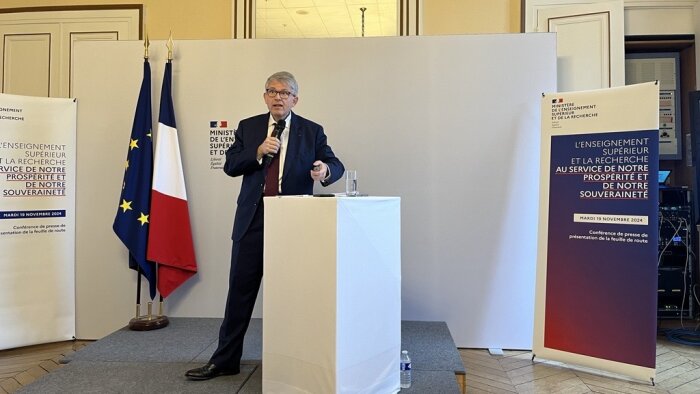 Patrick Hetzel a notamment annoncé une feuille de route propre à l’IA. - © D.R.