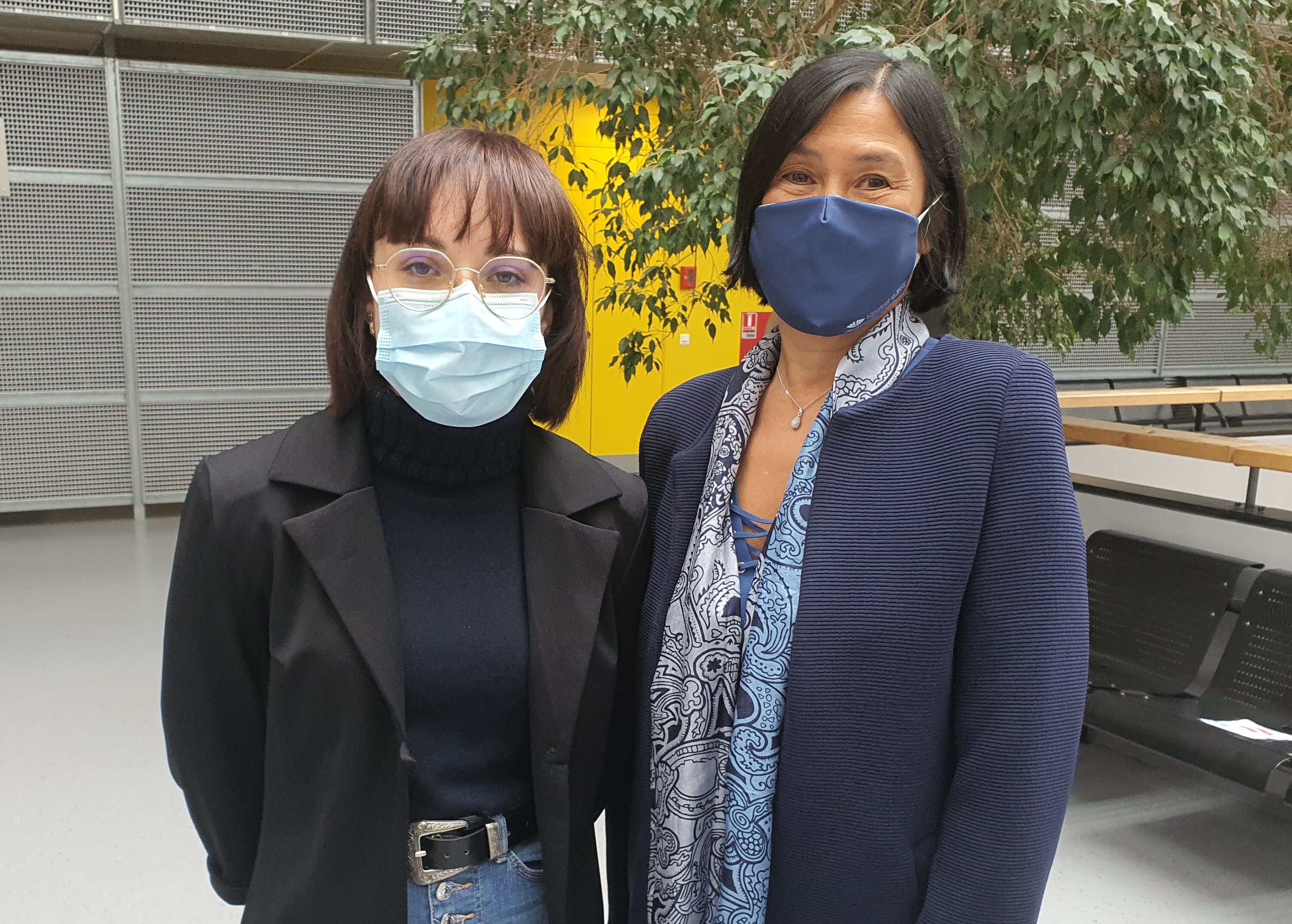 Marie Laurent, vice-doyenne étudiante et Bach-Nga Pham, doyenne de l’UFR de médecine - © MarineDessaux