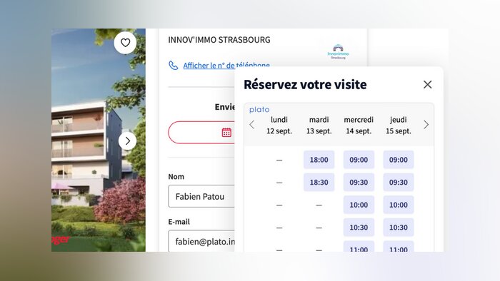 100 % de la technologie Plato est intégrée en widget sur SeLoger. - © D.R.