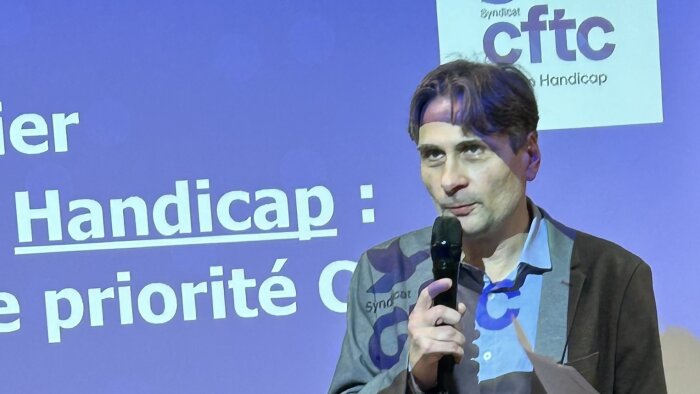 Didier Moguelet, secrétaire confédéral CFTC en charge du handicap - © D.R.