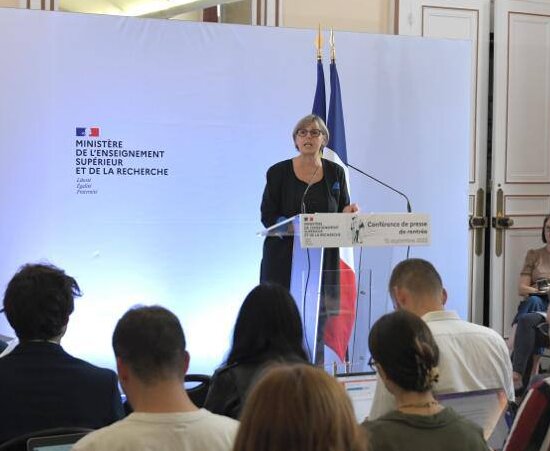 Sylvie Retailleau a tenu sa première conférence de rentrée le 15 septembre 2022. - © D.R.