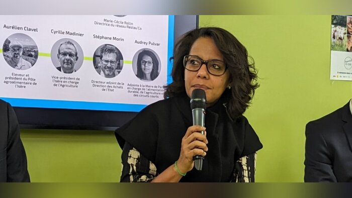 « Une évolution de la réglementation européenne sur les marchés publics pour la restauration collective serait un beau signal », Audrey Pulvar, adjointe à la maire de Paris