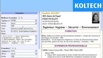 Koltech lance un « Picasa du CV » - © D.R.