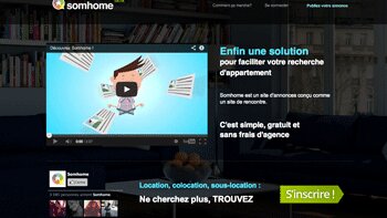Somhome : le site de rencontres entre propriétaires et locataires - © D.R.
