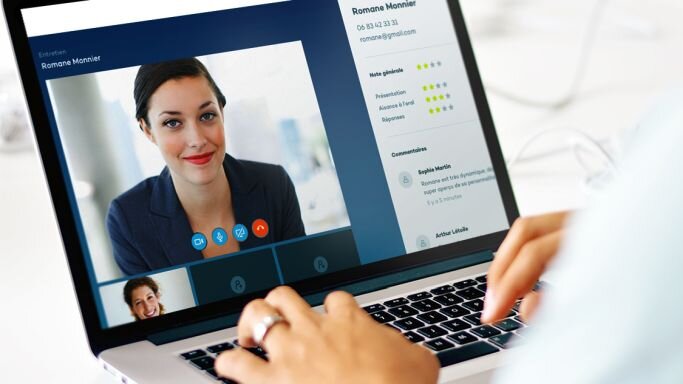 Visiotalent : solution professionnelle pour organiser les entretiens de recrutement - © D.R.
