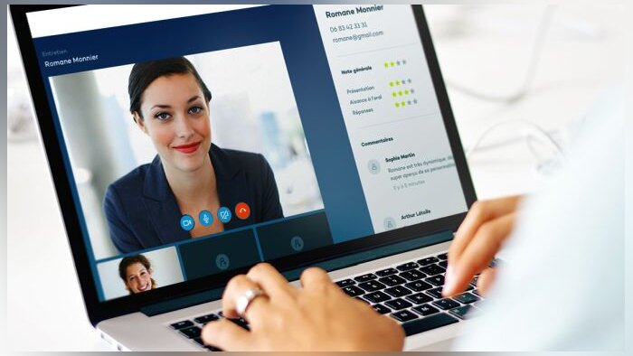 Visiotalent : solution professionnelle pour organiser les entretiens de recrutement - © D.R.