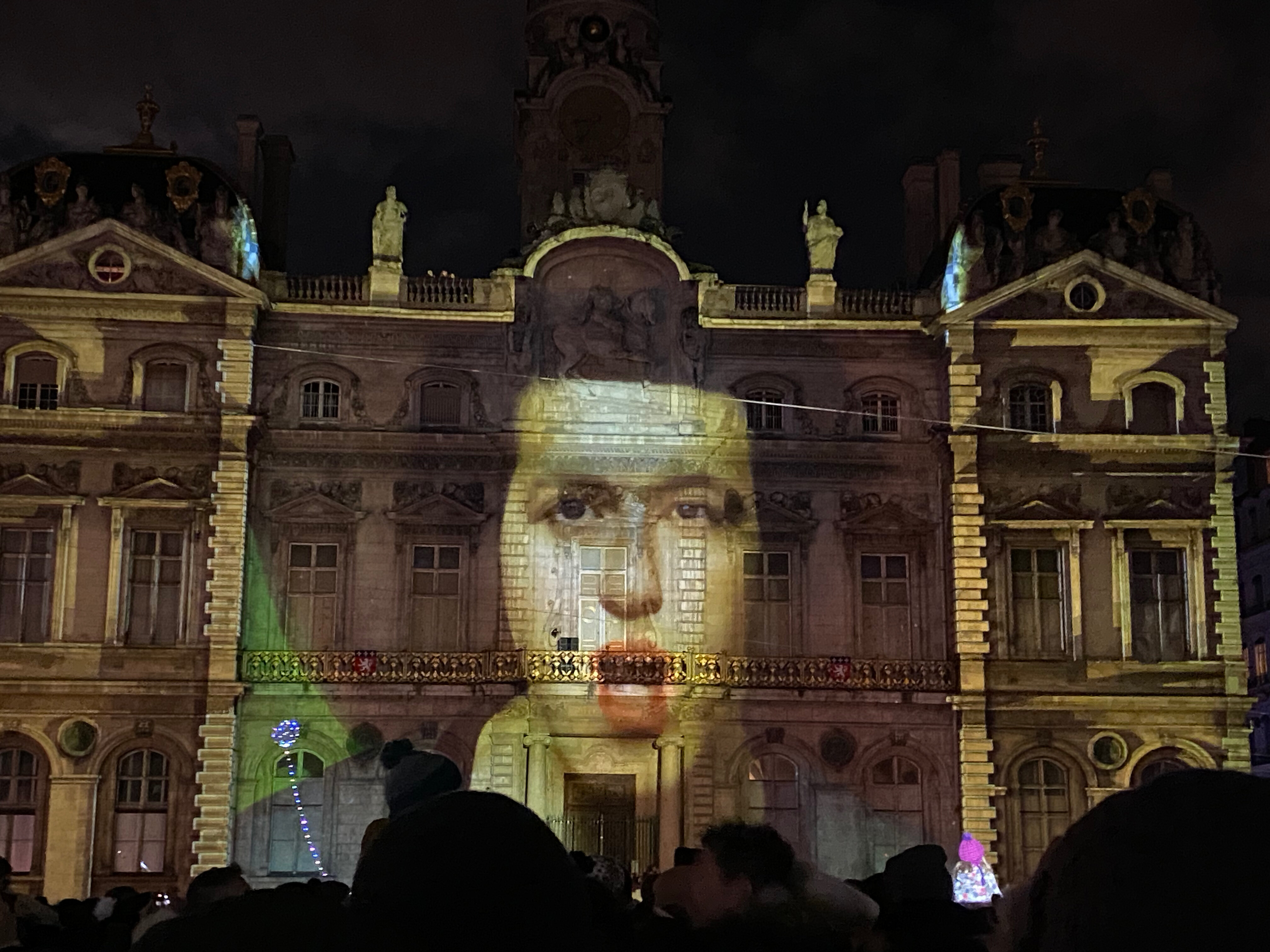 L’autoportrait de Louis Janmot (1832) pendant le spectacle GrandMix. - © Anooki