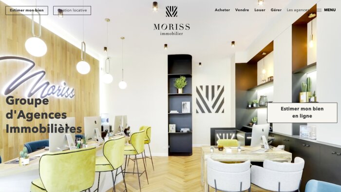 En trois ans, Moriss Immobilier a ouvert 14 agences en région francilienne. - © D.R.