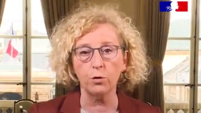 Muriel Pénicaud, ministre du Travail, présente le protocole de déconfinement - © D.R.
