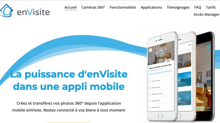 EnVisite compte environ 1 000 agences immobilières clientes - © D.R.