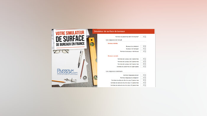 Bureaux-Locaux.com lance un simulateur de surface à destination des entreprises