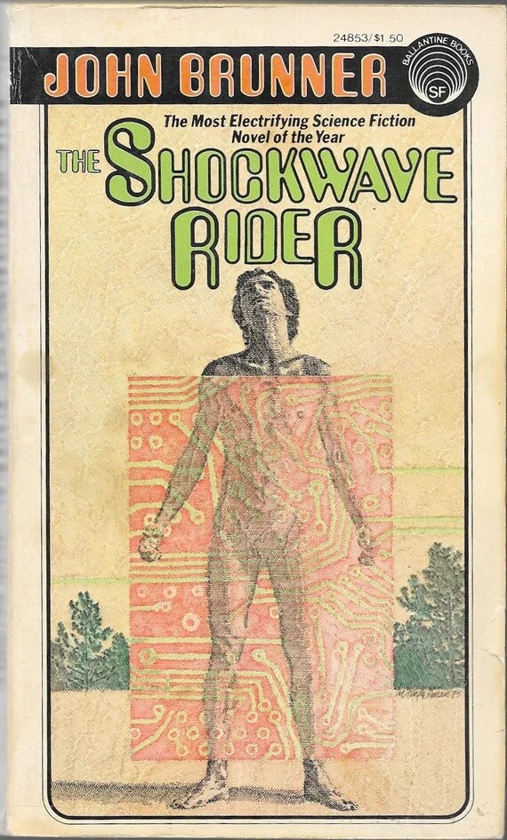 « Sur l’onde de choc » est un roman de science-fiction de John Brunner (Ballantine Books, 1975). - © Ballantine Books
