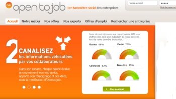 Opentojob : un baromètre social online - © D.R.