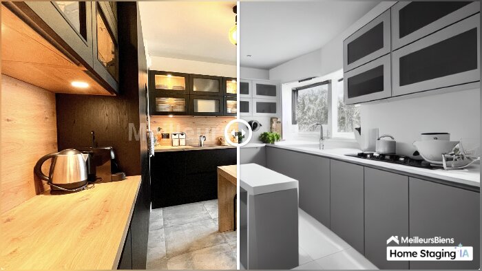 Home-staging MeilleursBiens via le logiciel Néo. - © D.R.