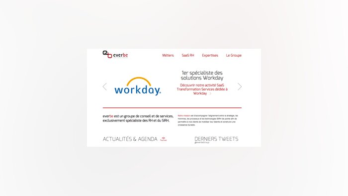 EverBe mise sur Workday