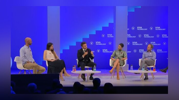 Emmanuel Macron : intervention sur VivaTech 2022 - © D.R.