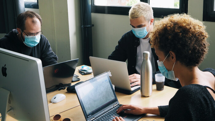 Les stagiaires ont repris les cours en « présentiel » le 2 juin dernier. - © D.R.