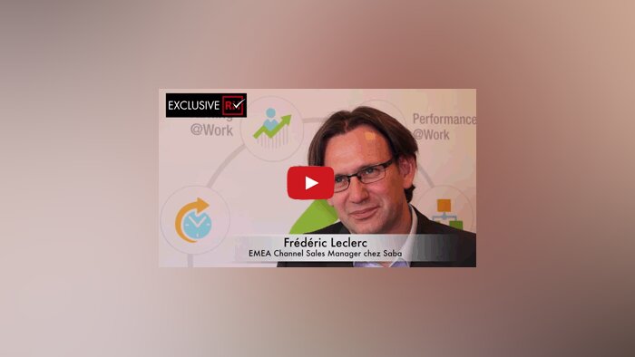 3 min avec Frédéric Leclerc, EMEA Channel Sales Manager de Saba