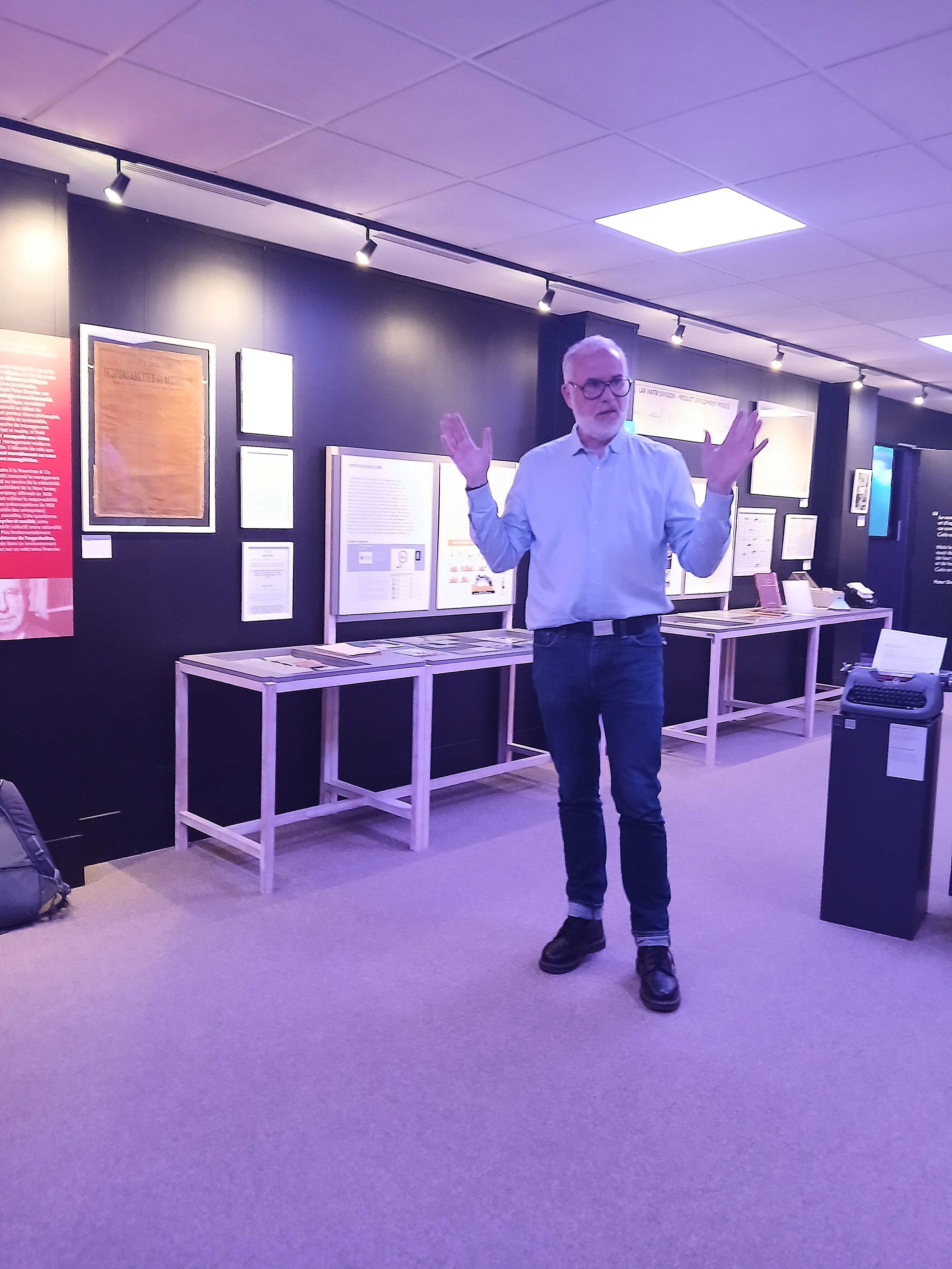 Sébastian Damart est un membre de l’équipe pilote conceptrice du musée du management. - © News Tank