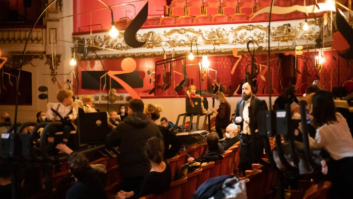 Les sessions prennent place dans la fosse. - © Opera Lorraine