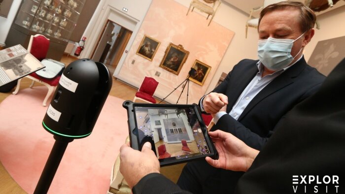 Les visites virtuelles durent en moyenne entre 7 et 10 minutes. - © Explor Visit