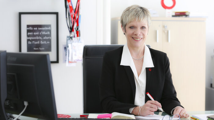 Christine Fumagalli, présidente du réseau Orpi - © Karine S.Bouvatier