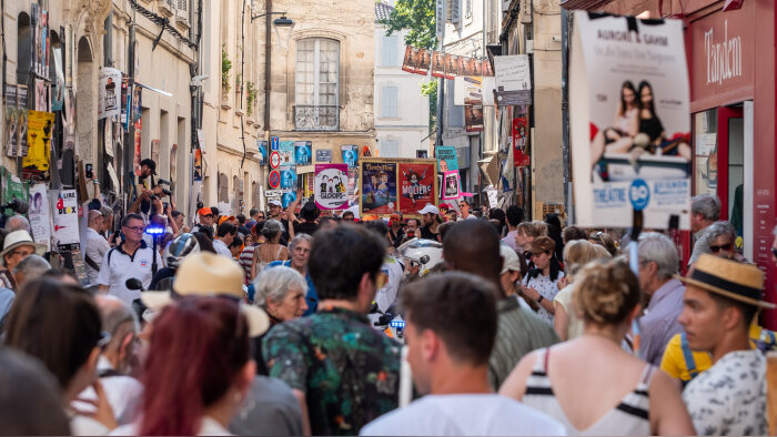 L’équipe du Off travaille sur la régulation du public. - © Jean Baptiste Loiseau