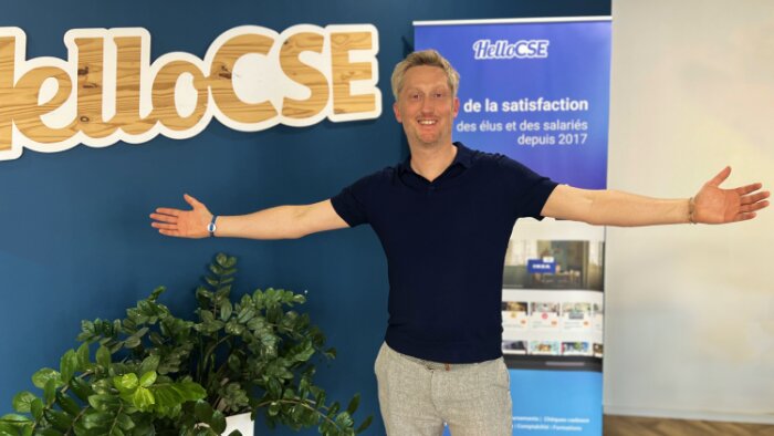 Laurent Lefebvre, cofondateur de Hello CSE - © D.R.